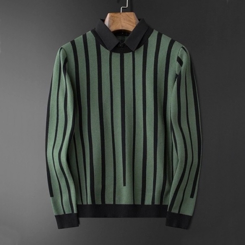 ヴェルサーチェ-ヴェルサーチェメンズメデューサクルーネックセーターr0753グリーン