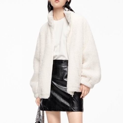 エムオーアンドコーレディースレザージャケットo001ホワイト