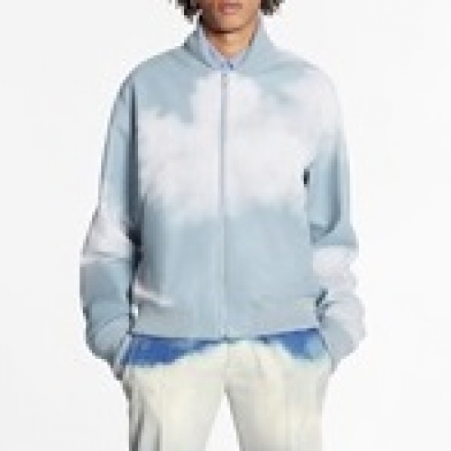 ルイヴィトンルイヴィトンメンズレザージャケットu02471.ブルー