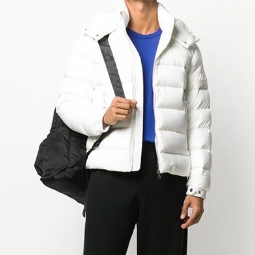 モンクレールモンクレールメンズパッチモダンダックダウンパディングc02033ホワイト