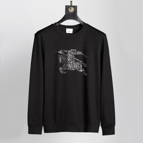 バーバリーバーバリーメンズカジュアルコットンスウェットシャツr03444ブラック