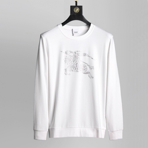 バーバリーバーバリーメンズカジュアルコットンスウェットシャツr03445ホワイト