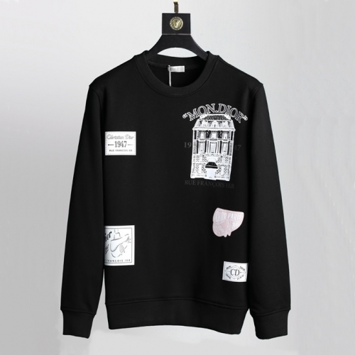 ディオールディオールメンズカジュアルコットン長袖Tシャツo01041ブラック