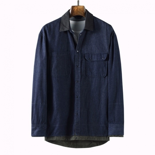 ディオールディオールメンズクラシックシャツo01043ネイビー