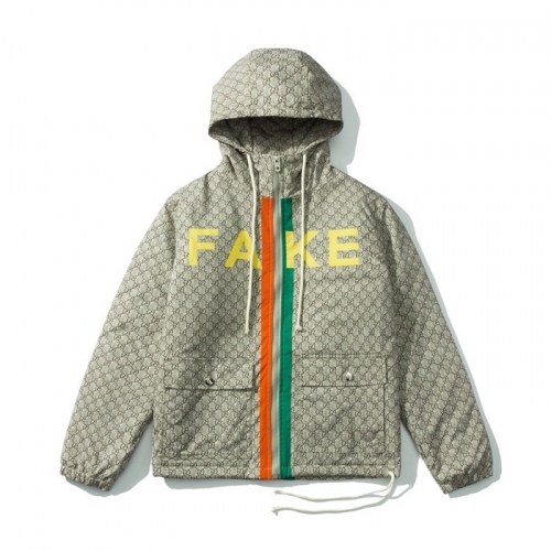 グッチグッチメンズカジュアルダウンジャケットc03266グリーン