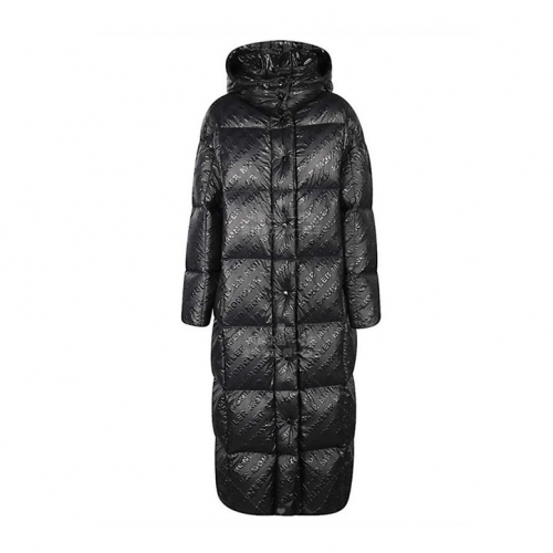 モンクレールモンクレールレディースパッチモダンダックダウンパディングc02046ブラック