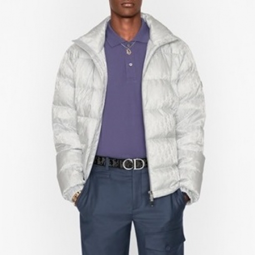 ディオールディオールメンズベーシックカジュアルダウンパディングo01053シルバー