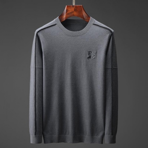 バーバリーバーバリーメンズカジュアルセーターr03482.グレー