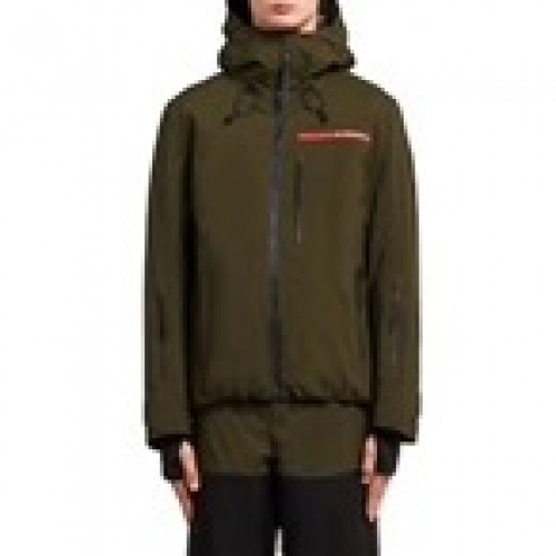 プラダプラダユニセックスカジュアルジャケットa012203(ブラック/グレー/グリーン)