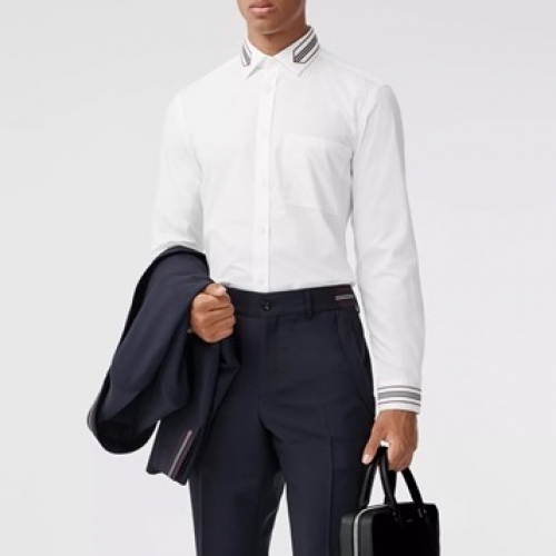 バーバリーバーバリーメンズヴィンテージベーシックシャツr03504.ホワイト