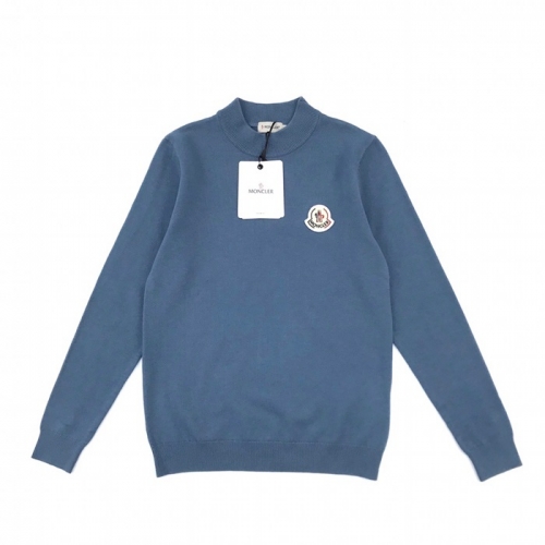 モンクレール-モンクレールメンズレトロクルーネックセーターc02057ブルー