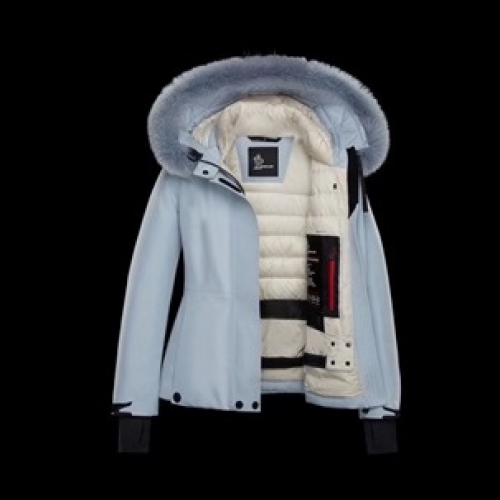 モンクレールモンクレールレディースカジュアルダウンジャケットc02069ブルー