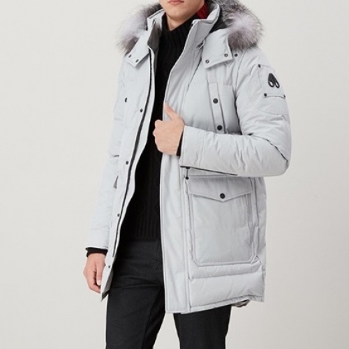 ムースナックルズユニセックスダックダウンパディングo0106グレー