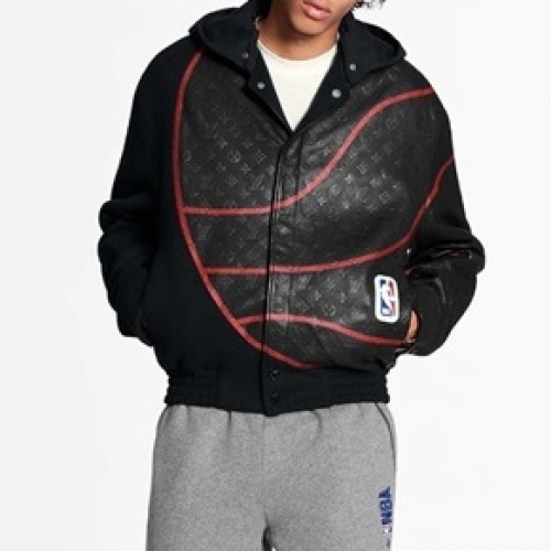 ルイヴィトンルイヴィトンメンズレザージャケットu02501.ブラック