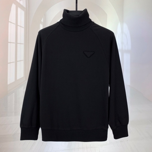 プラダ-プラダメンズタートルネック長袖Tシャツa01216ブラック