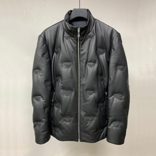 アルマーニアルマーニメンズカジュアルダウンパディングm0839ブラック