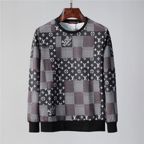 ルイヴィトンルイヴィトンメンズカジュアルコットンスウェットシャツu02507ブラック