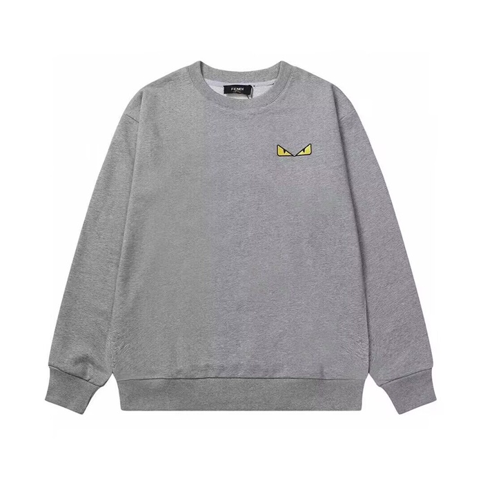 ェンディェンディメンズクルーネック長袖Tシャツn0903グレー