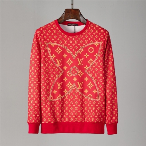 ルイヴィトンルイヴィトンメンズカジュアルコットンスウェットシャツu02515レッド