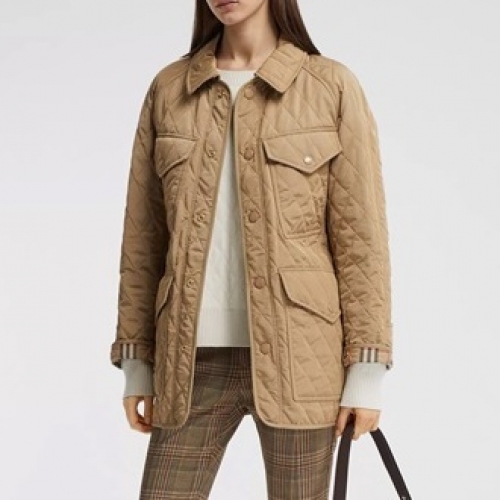 バーバリーバーバリーレディースクラシックダウンジャケットr03536ベージュ