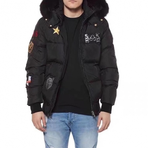 ムースナックルズユニセックスダックダウンパディングo0107.ブラック