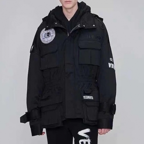 ヴェトモンユニセックスダウンカジュアルジャケットt0118