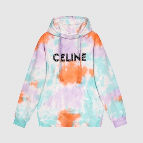 セリーヌユニセックスコットンフーディl0094パープル