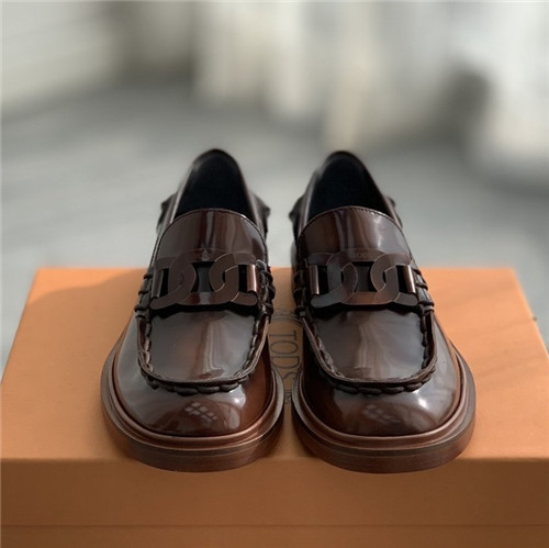 'トッズレディースレザーローファー,(225-250),S0174,ブラウン