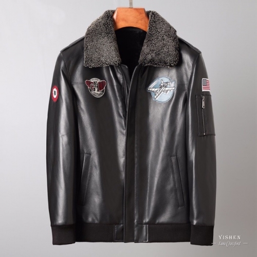 バレンシアガバレンシアガメンズカジュアルレザージャケットl0915ブラック