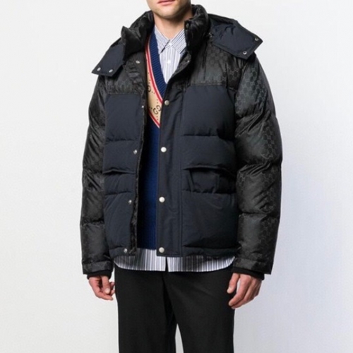 グッチグッチメンズカジュアルダックダウンパディングc03323.ブラック
