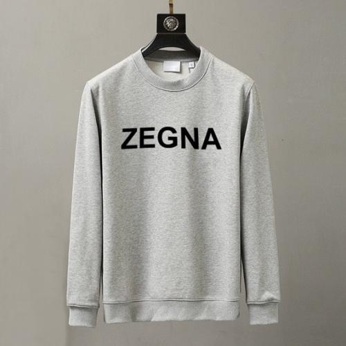 エルメネジルドゼニアメンズカジュアルコットン長袖Tシャツg0239グレー