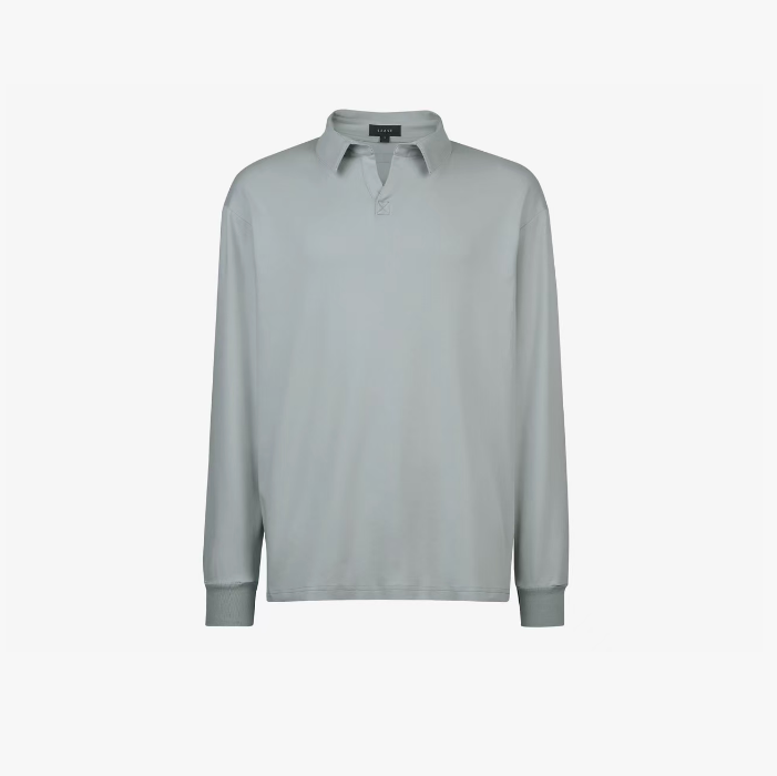 エルメネジルドゼニアメンズポロ長袖Tシャツc0244