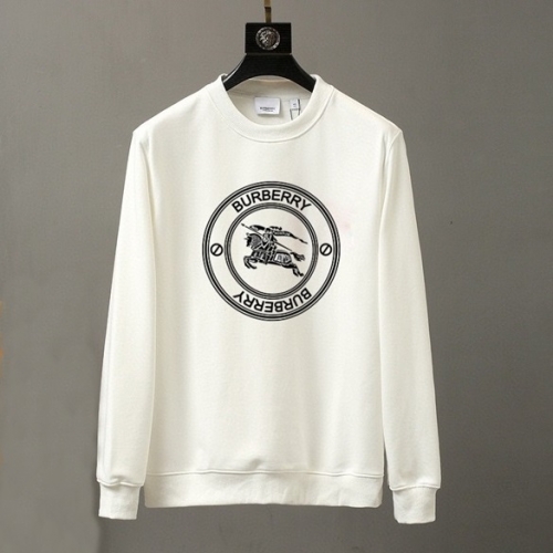 バーバリーバーバリーメンズカジュアルコットンスウェットシャツr03561ホワイト