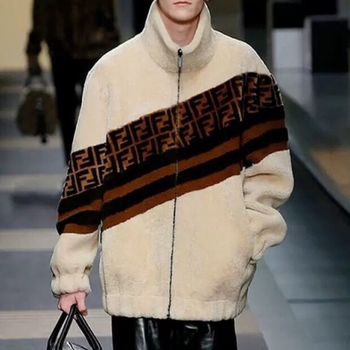 ェンディェンディメンズカジュアルフランネルジャケットn0413.アイボリー