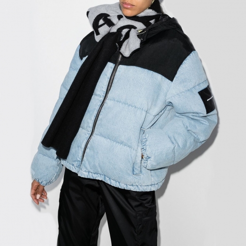 アレクサンダーワンレディースダウンパディングw0151ブルー