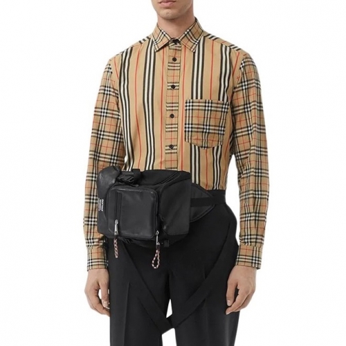 バーバリーバーバリーメンズヴィンテージベーシックシャツr03582.キャメル