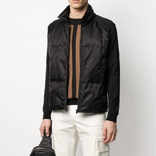 ェンディ-ェンディメンズクルーネックセーターn0914.ブラウン