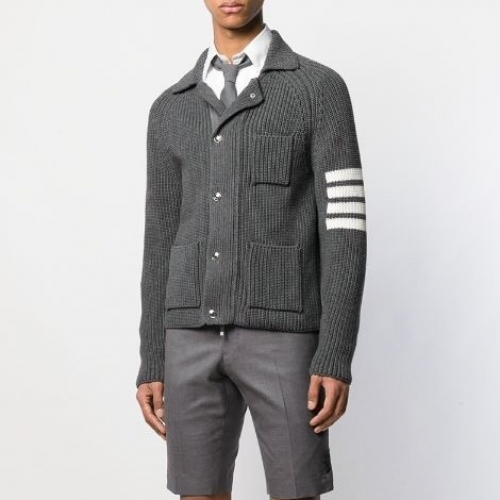 トムブラウントムブラウンメンズストラップセーターm01172.グレー