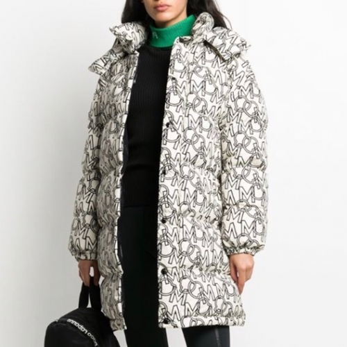 モンクレールモンクレールレディースパッチモダンダックダウンパディングc02120ホワイト