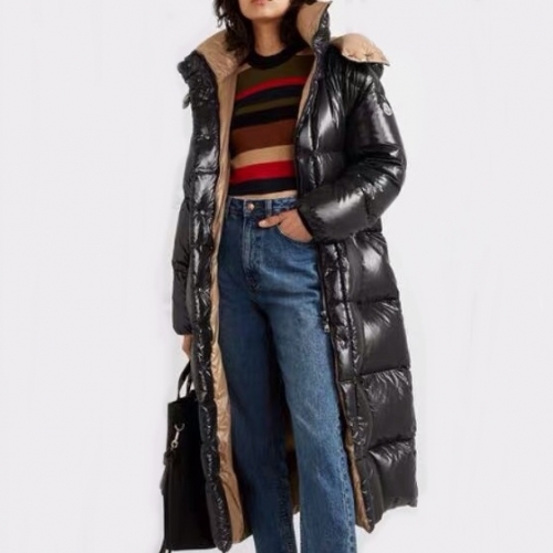 モンクレールモンクレールレディースパッチモダンダックダウンパディングc02121ブラック