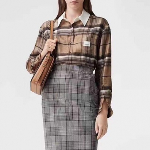 バーバリーレディースヴィンテージベーシックシャツr03592.キャメル