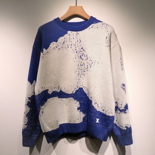 ルイヴィトンルイヴィトンメンズカジュアルセーターu02549.ブルー