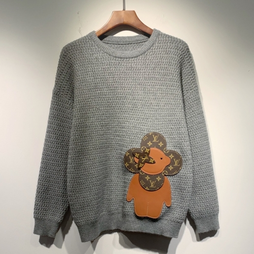 ルイヴィトンルイヴィトンメンズカジュアルセーターu02552.グレー