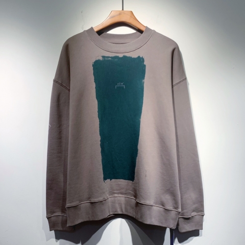 エイコールドウォール----エイコールドウォールメンズプリントオーバーサイズコットンスウェットシャツw0039.ダークグレー