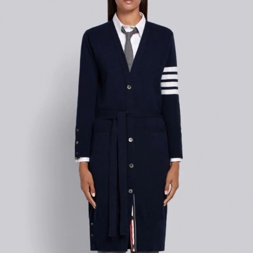 トムブラウンレディースストラップネックカーディガンm01186ネイビー