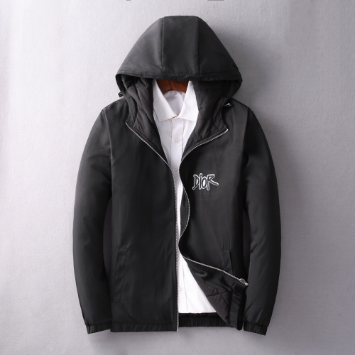 ディオールディオールメンズモダンカジュアルダウンジャケットo01094ブラック