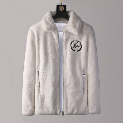 フィリッププレインメンズカジュアルジャケットi0137.ホワイト