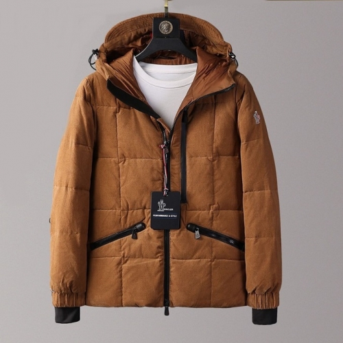 モンクレールモンクレールメンズカジュアルダウンジャケットc02128ブラウン