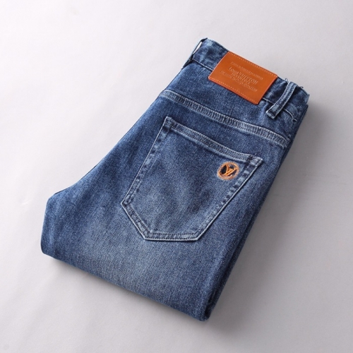 ルイヴィトンルイヴィトンメンズモノグラムカジュアルパンツu02562ネイビー