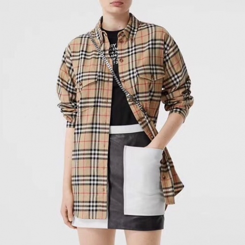 バーバリーレディースヴィンテージベーシックシャツr03592.キャメル